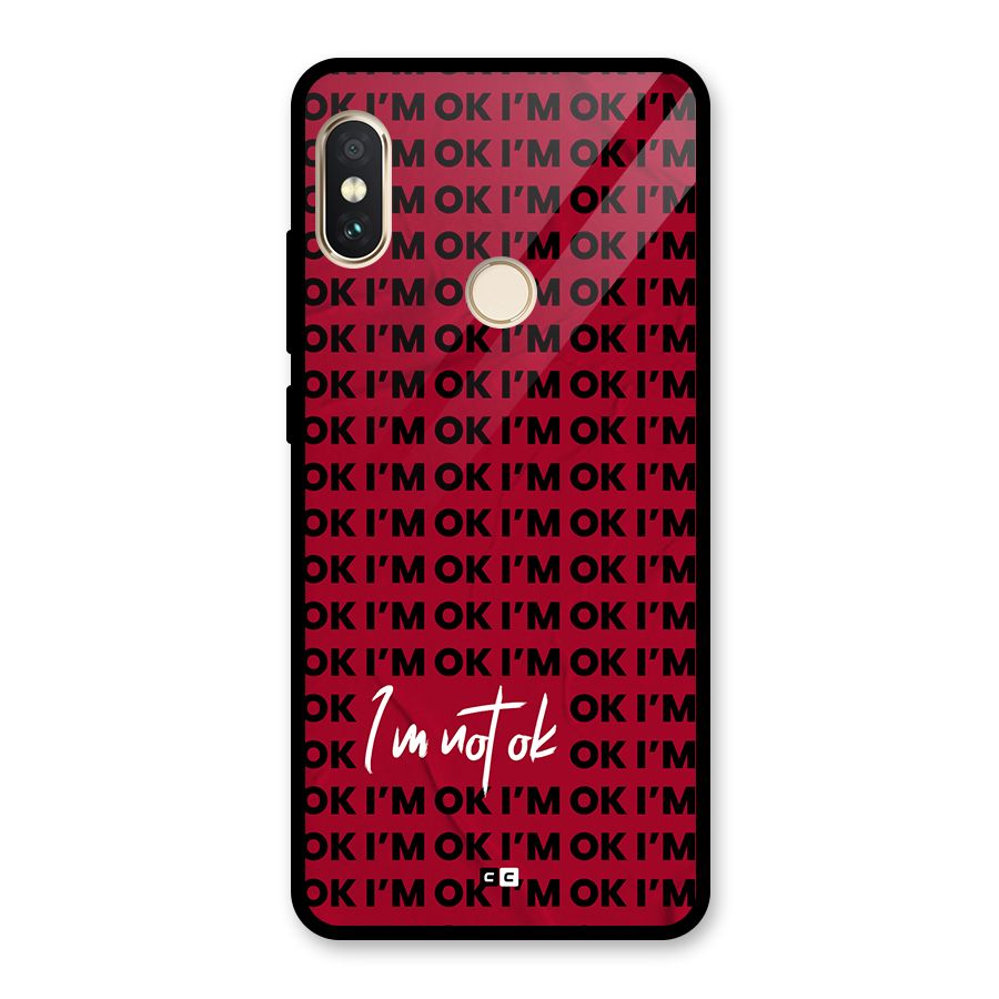 Really Not Ok Glass Back Case for Redmi Note 5 Pro