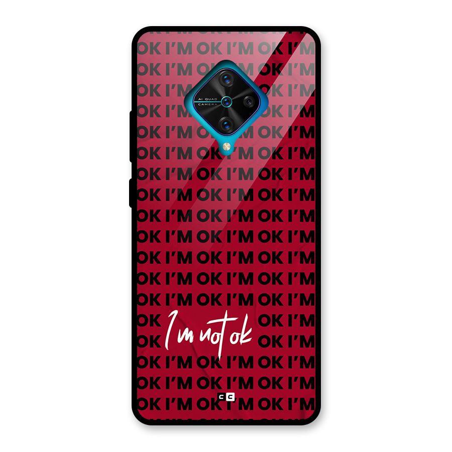 Really Not Ok Glass Back Case for Vivo S1 Pro