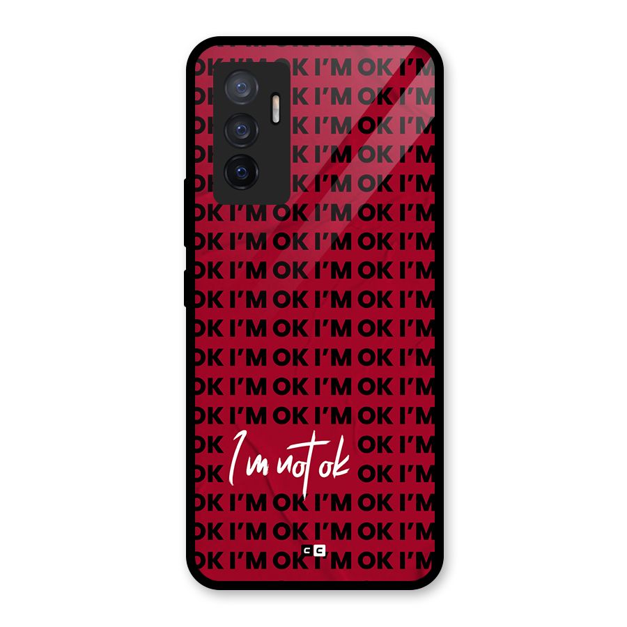 Really Not Ok Glass Back Case for Vivo V23e