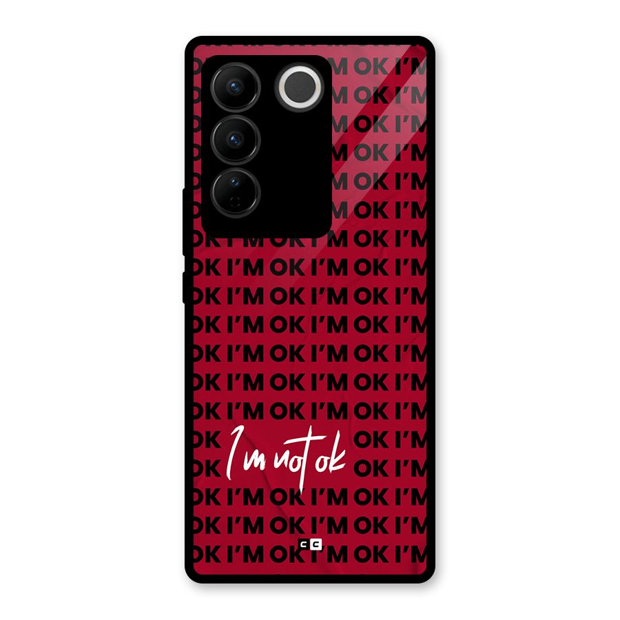 Really Not Ok Glass Back Case for Vivo V27
