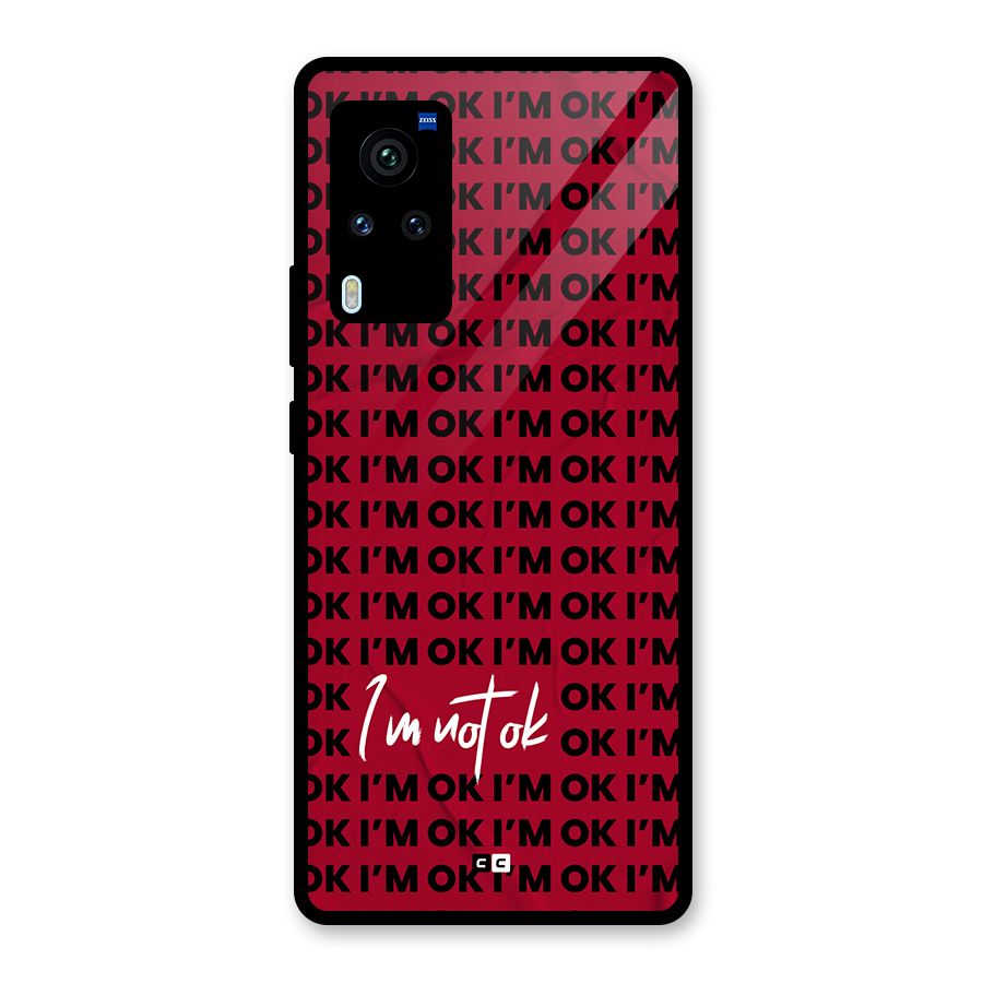 Really Not Ok Glass Back Case for Vivo X60 Pro