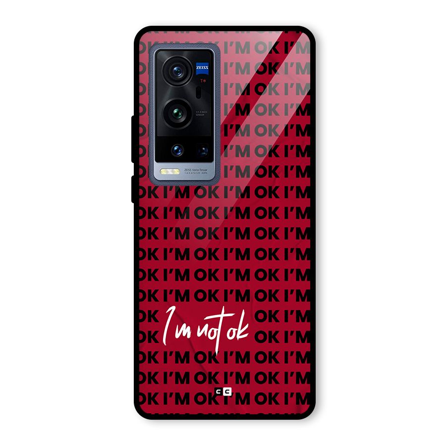 Really Not Ok Glass Back Case for Vivo X60 Pro Plus