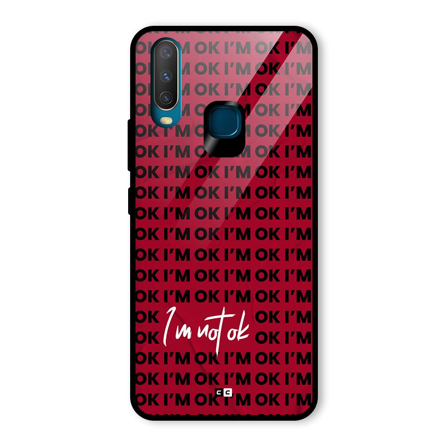 Really Not Ok Glass Back Case for Vivo Y15