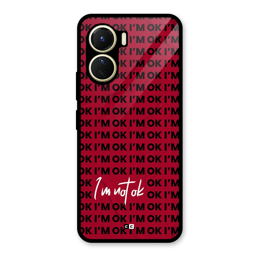 Really Not Ok Glass Back Case for Vivo Y16