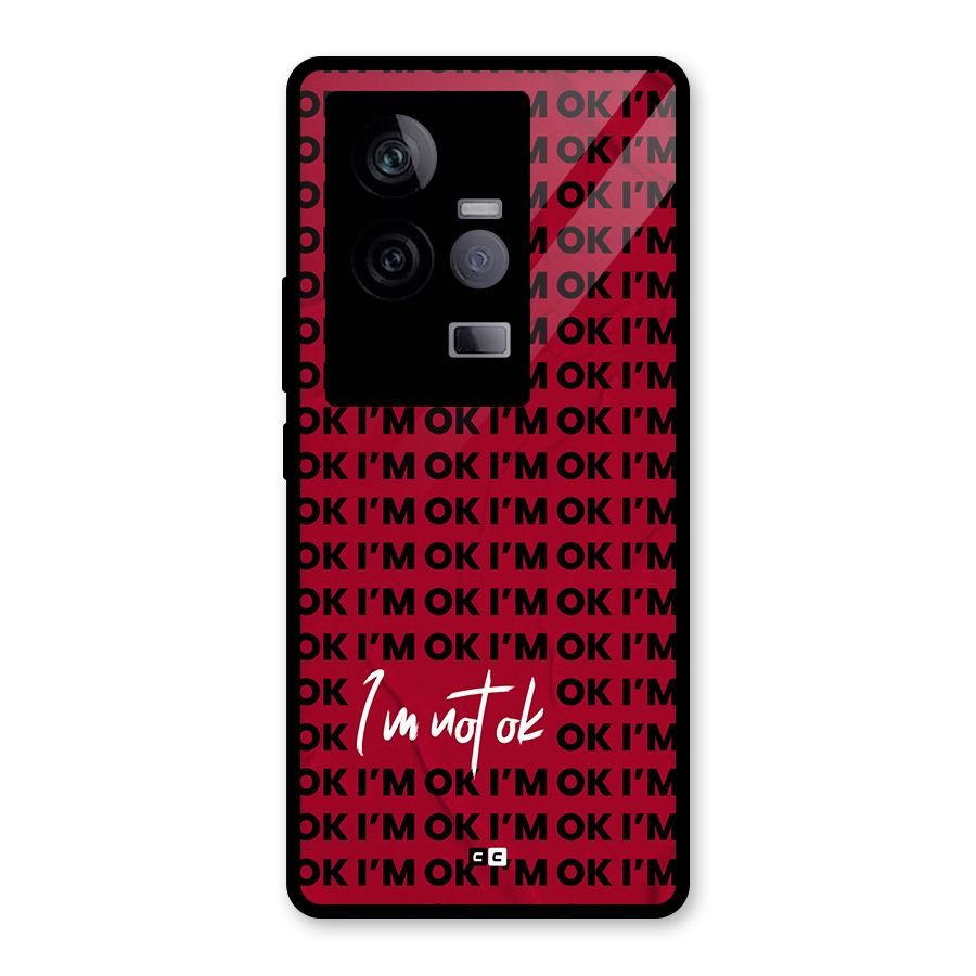 Really Not Ok Glass Back Case for Vivo iQOO 11 5G