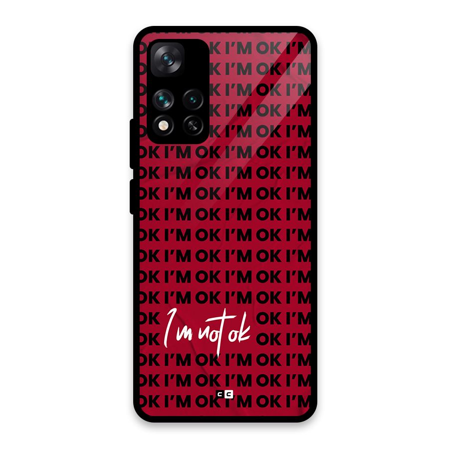 Really Not Ok Glass Back Case for Xiaomi 11i HyperCharge 5G