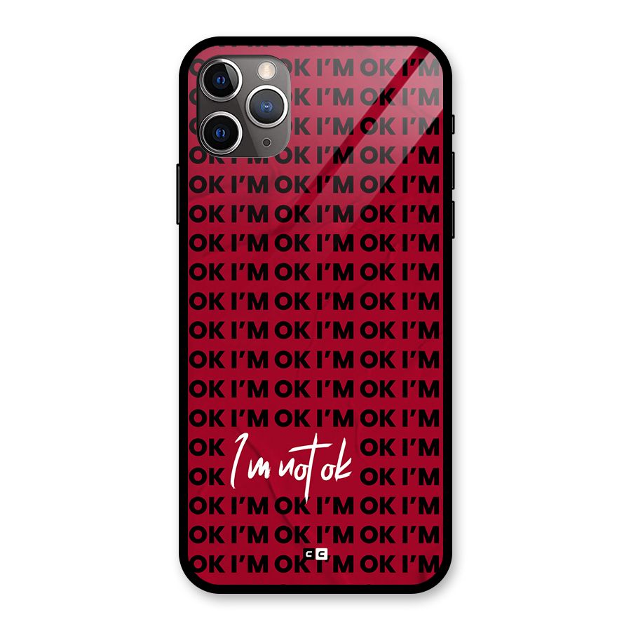 Really Not Ok Glass Back Case for iPhone 11 Pro Max