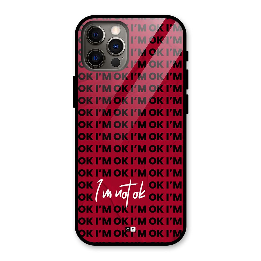 Really Not Ok Glass Back Case for iPhone 12 Pro