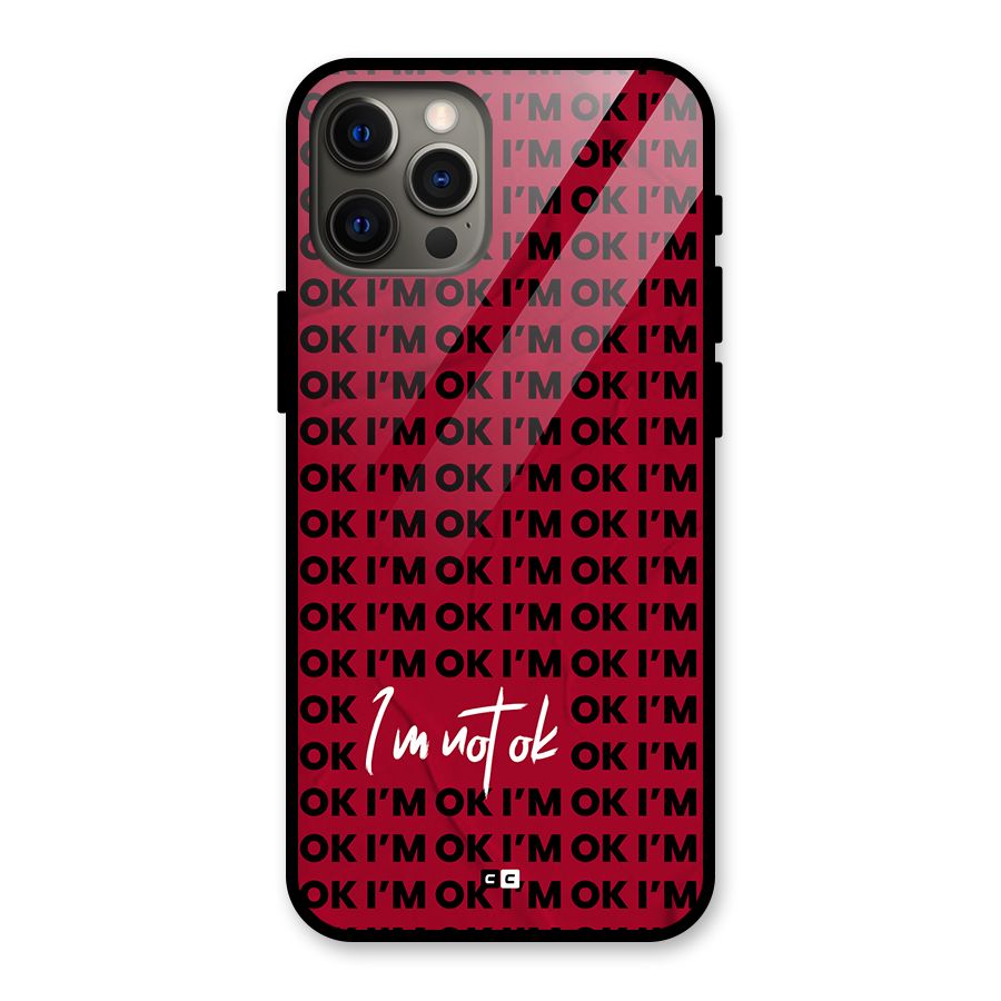 Really Not Ok Glass Back Case for iPhone 12 Pro Max