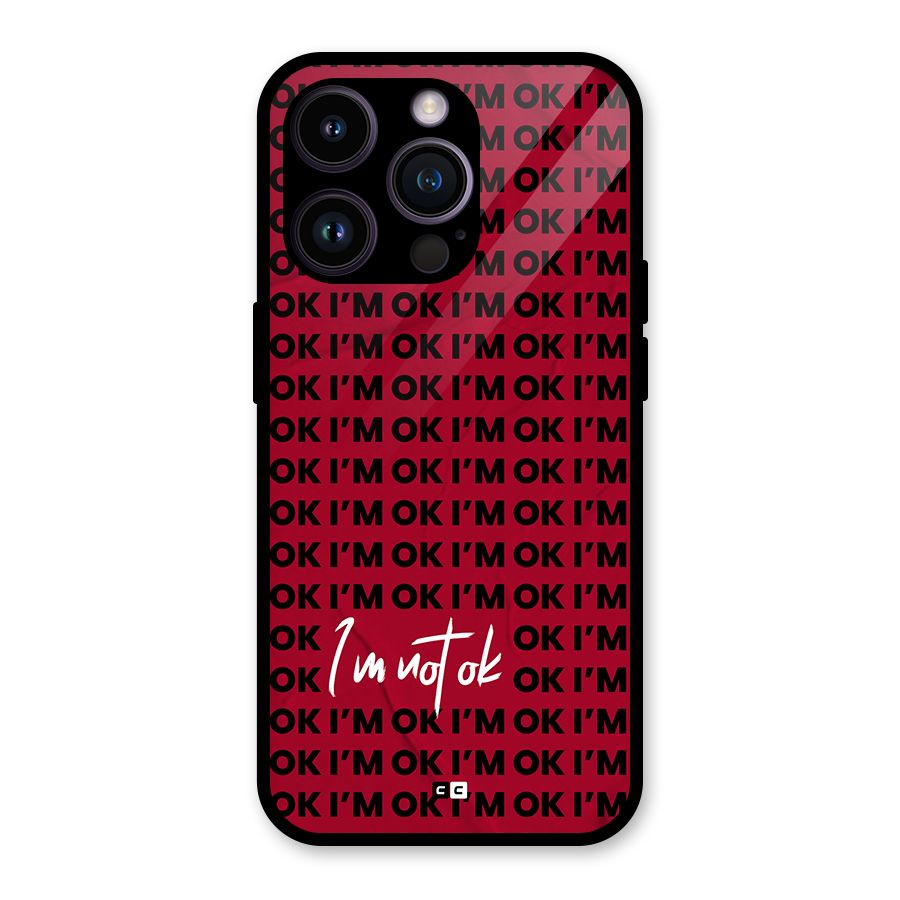 Really Not Ok Glass Back Case for iPhone 14 Pro
