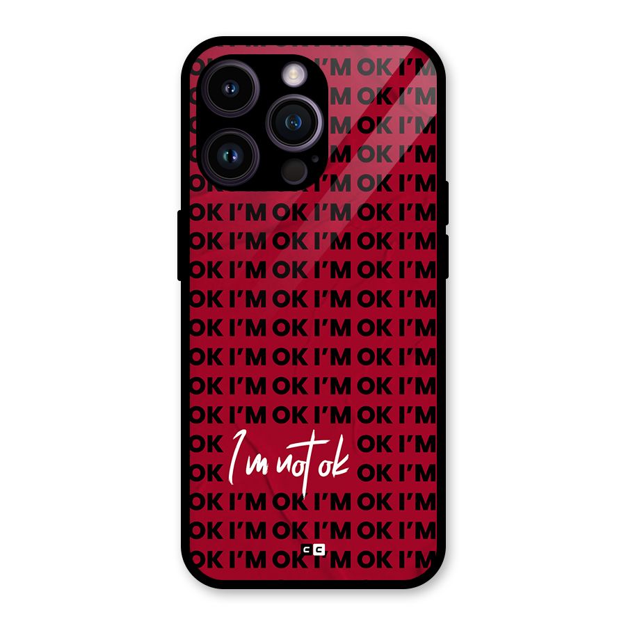 Really Not Ok Glass Back Case for iPhone 14 Pro Max