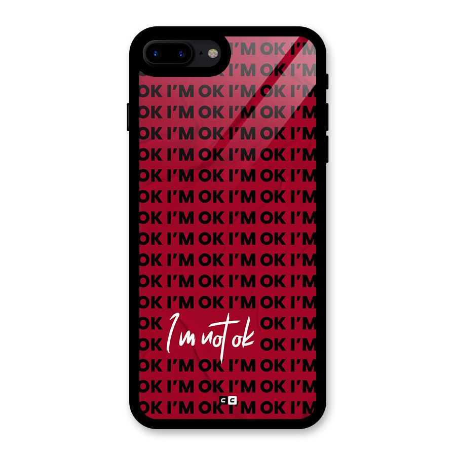 Really Not Ok Glass Back Case for iPhone 8 Plus