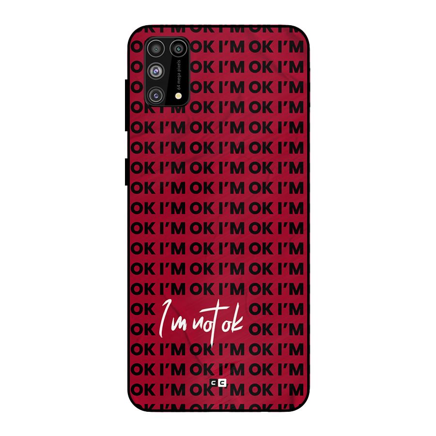 Really Not Ok Metal Back Case for Galaxy F41