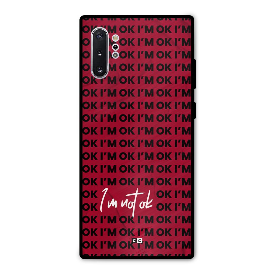 Really Not Ok Metal Back Case for Galaxy Note 10 Plus