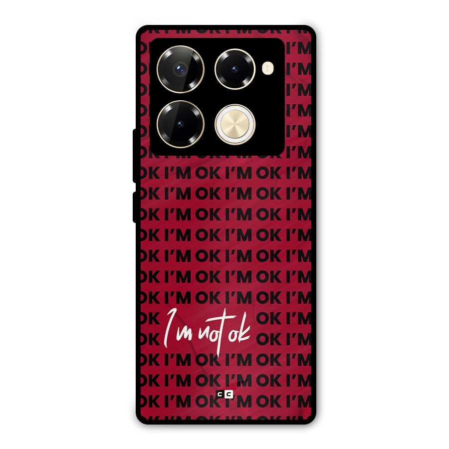 Really Not Ok Metal Back Case for Infinix Note 40 Pro