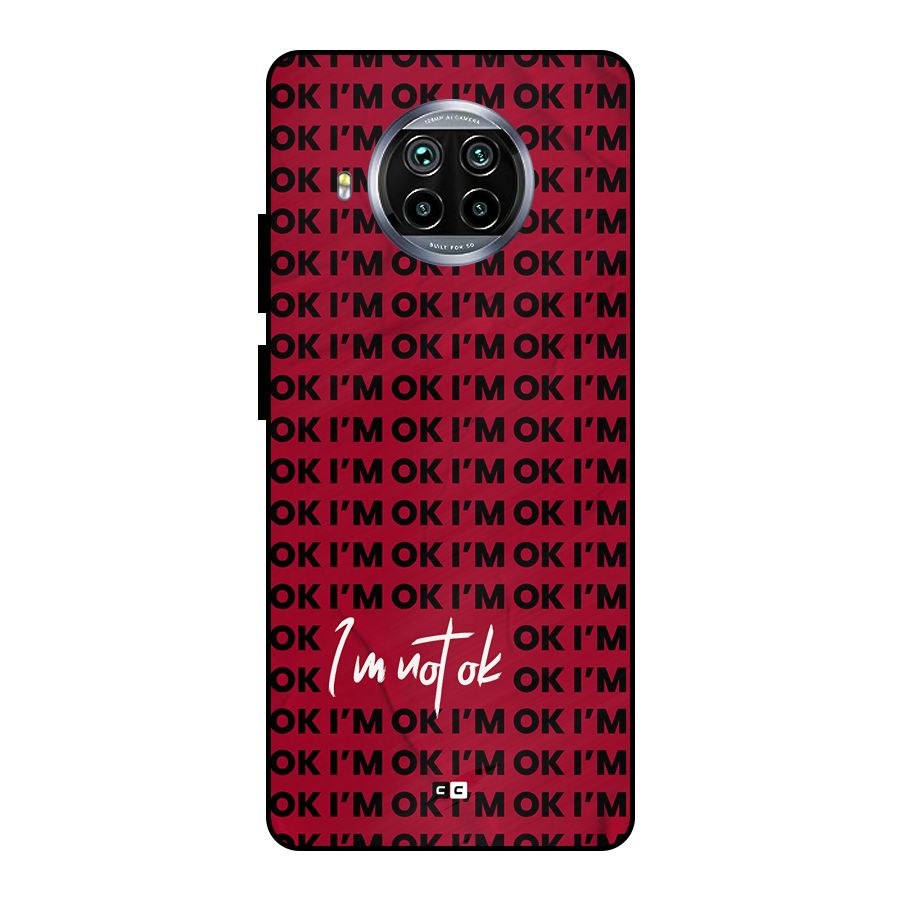 Really Not Ok Metal Back Case for Mi 10i