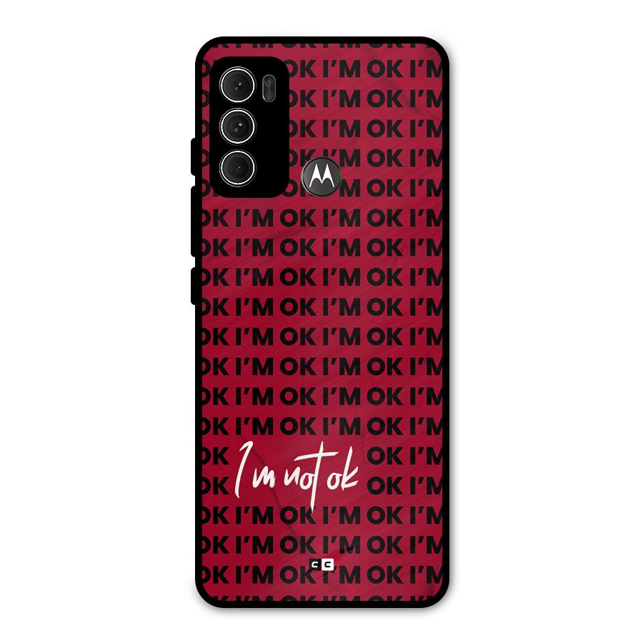 Really Not Ok Metal Back Case for Moto G60