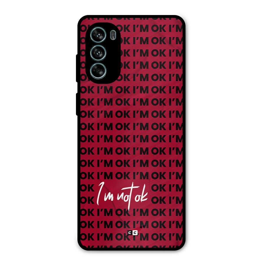 Really Not Ok Metal Back Case for Moto G62
