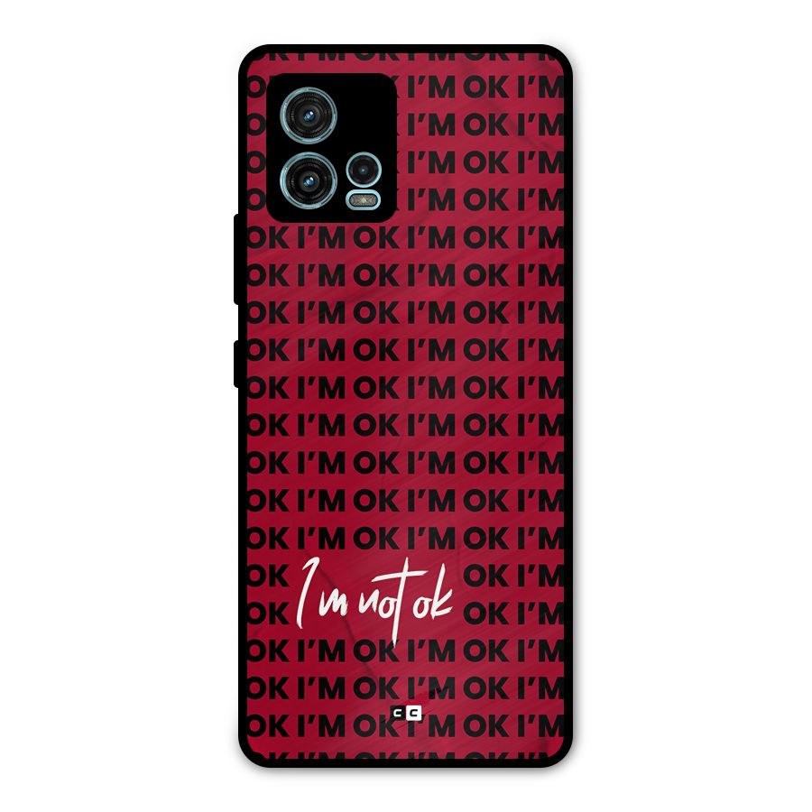 Really Not Ok Metal Back Case for Moto G72