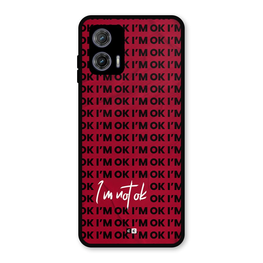 Really Not Ok Metal Back Case for Moto G73