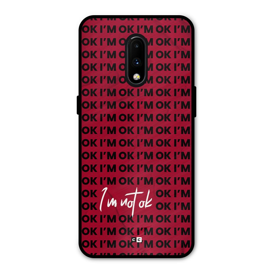 Really Not Ok Metal Back Case for OnePlus 7