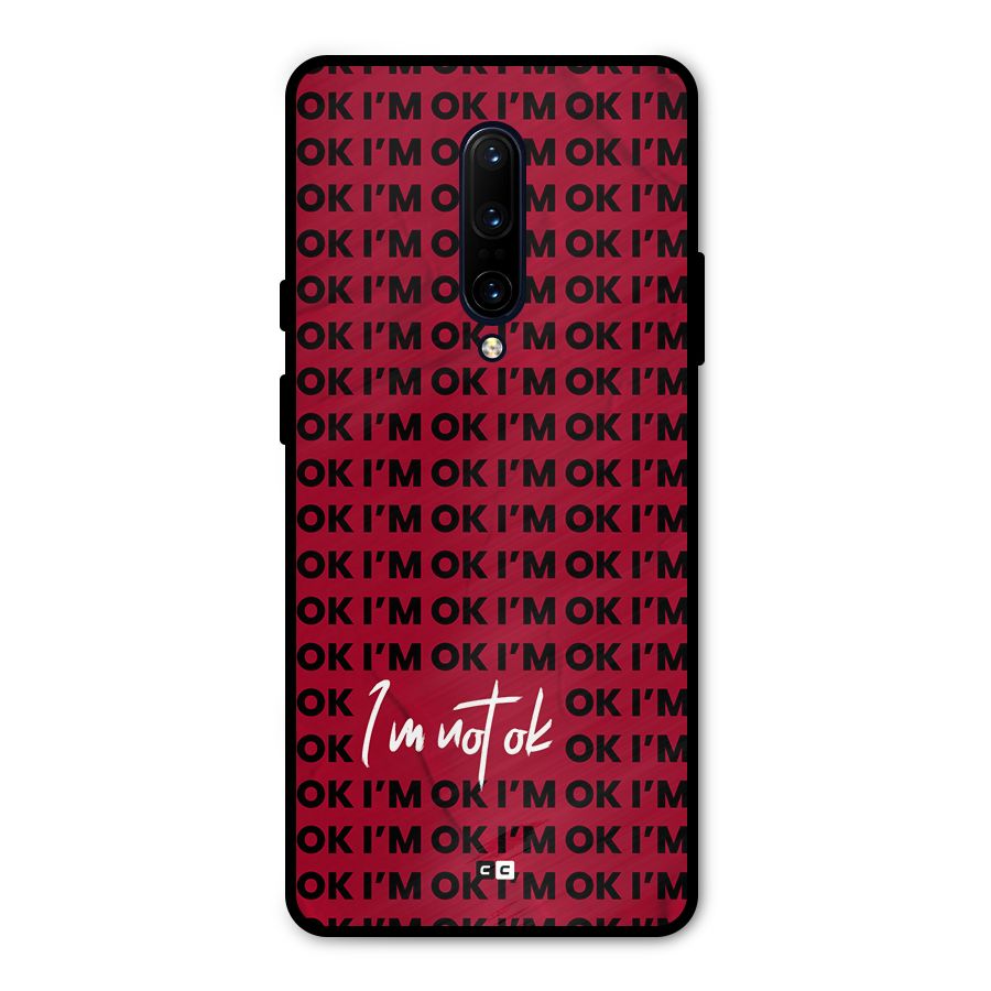 Really Not Ok Metal Back Case for OnePlus 7 Pro