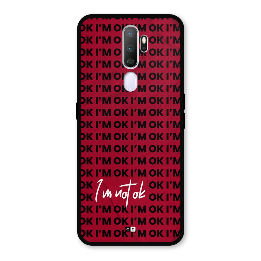 Really Not Ok Metal Back Case for Oppo A5 (2020)