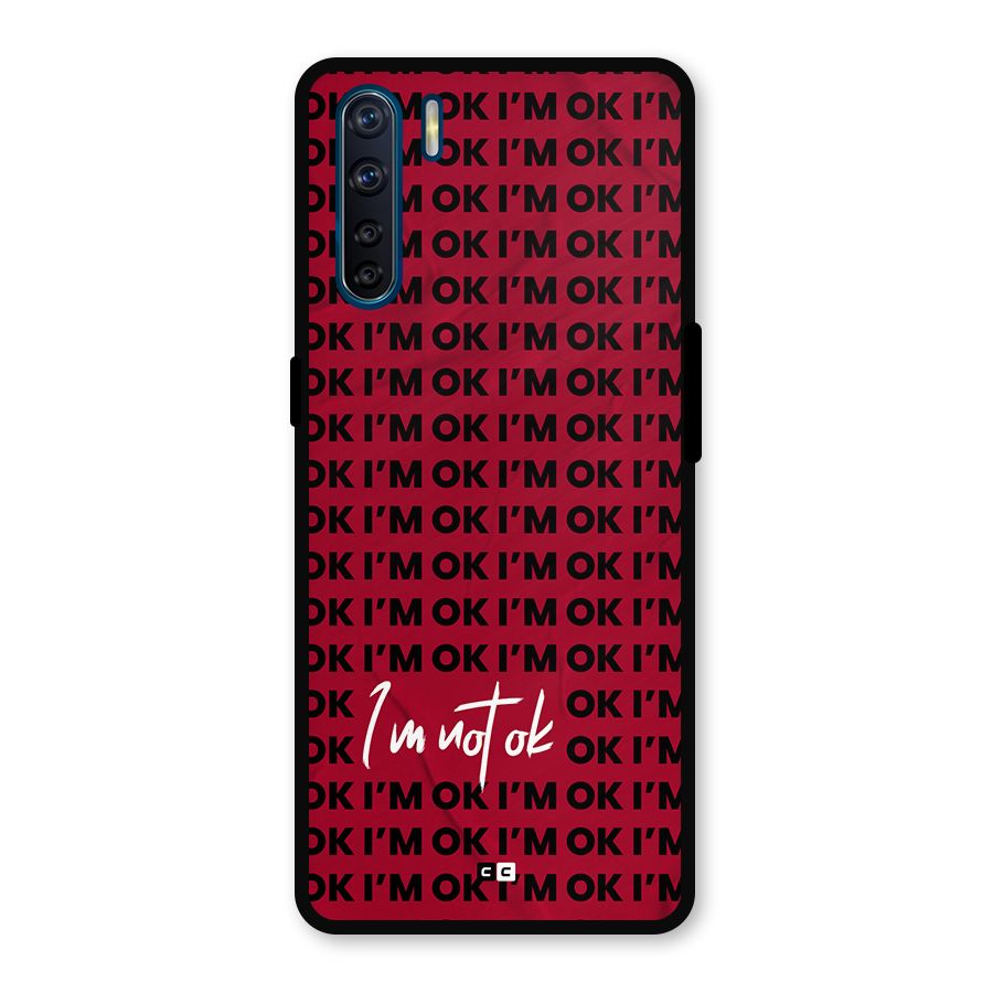 Really Not Ok Metal Back Case for Oppo F15