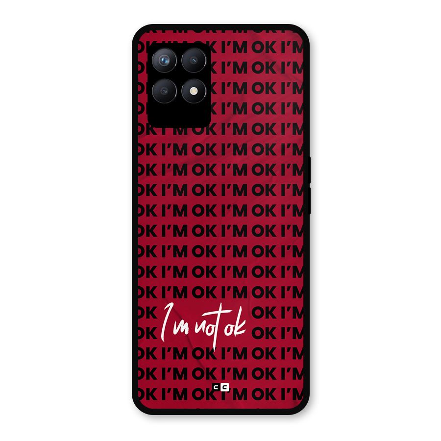 Really Not Ok Metal Back Case for Realme Narzo 50