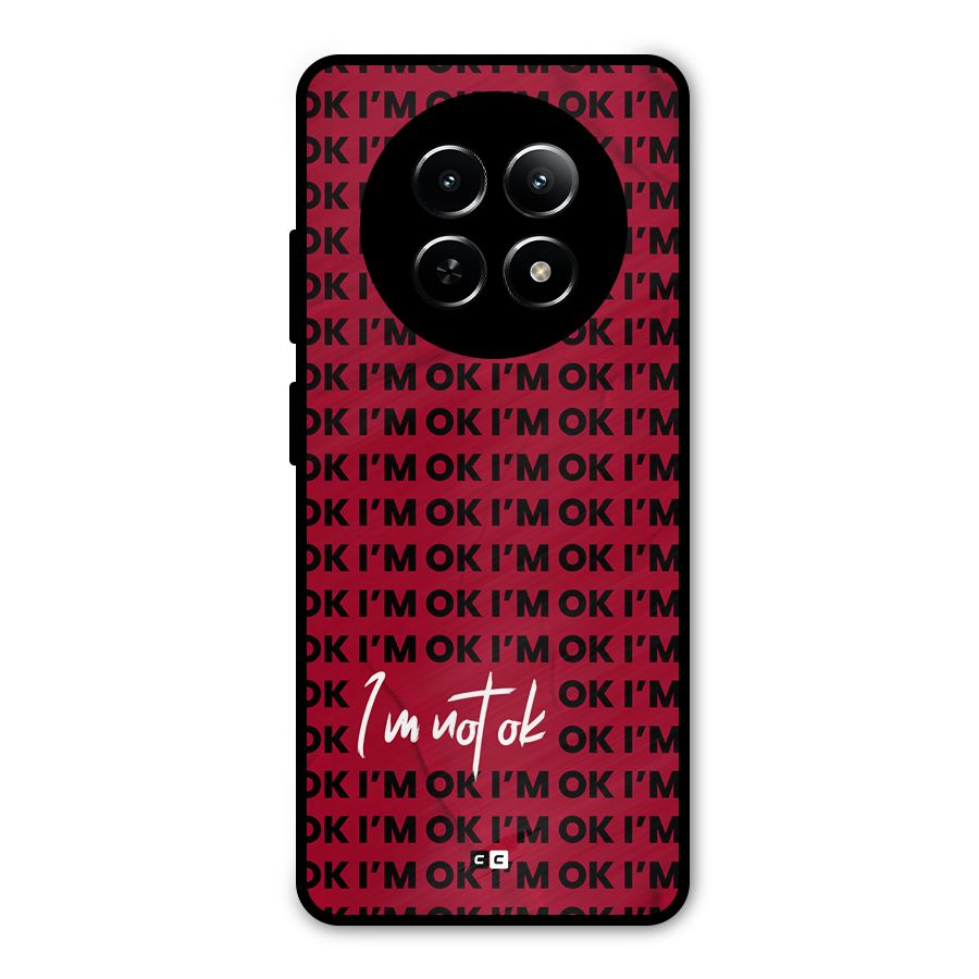 Really Not Ok Metal Back Case for Realme Narzo 70x 5G