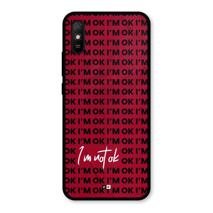 Really Not Ok Metal Back Case for Redmi 9i