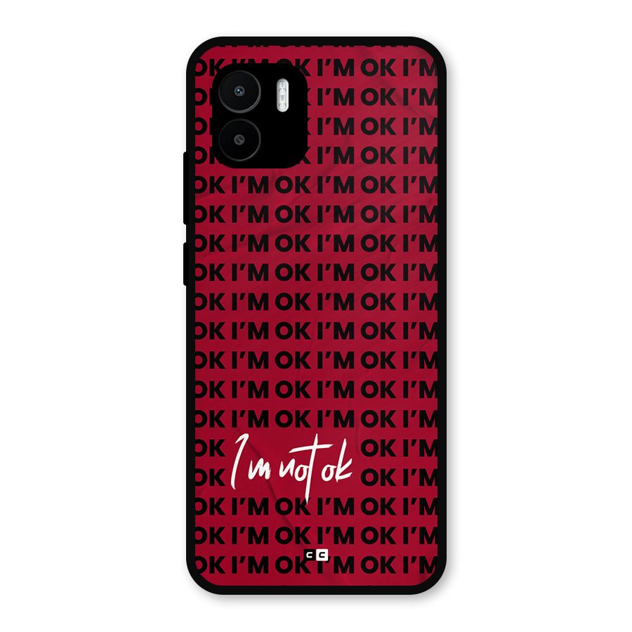 Really Not Ok Metal Back Case for Redmi A2