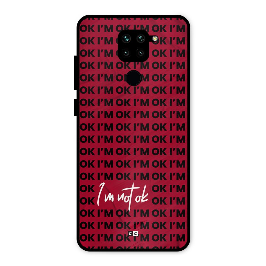 Really Not Ok Metal Back Case for Redmi Note 9