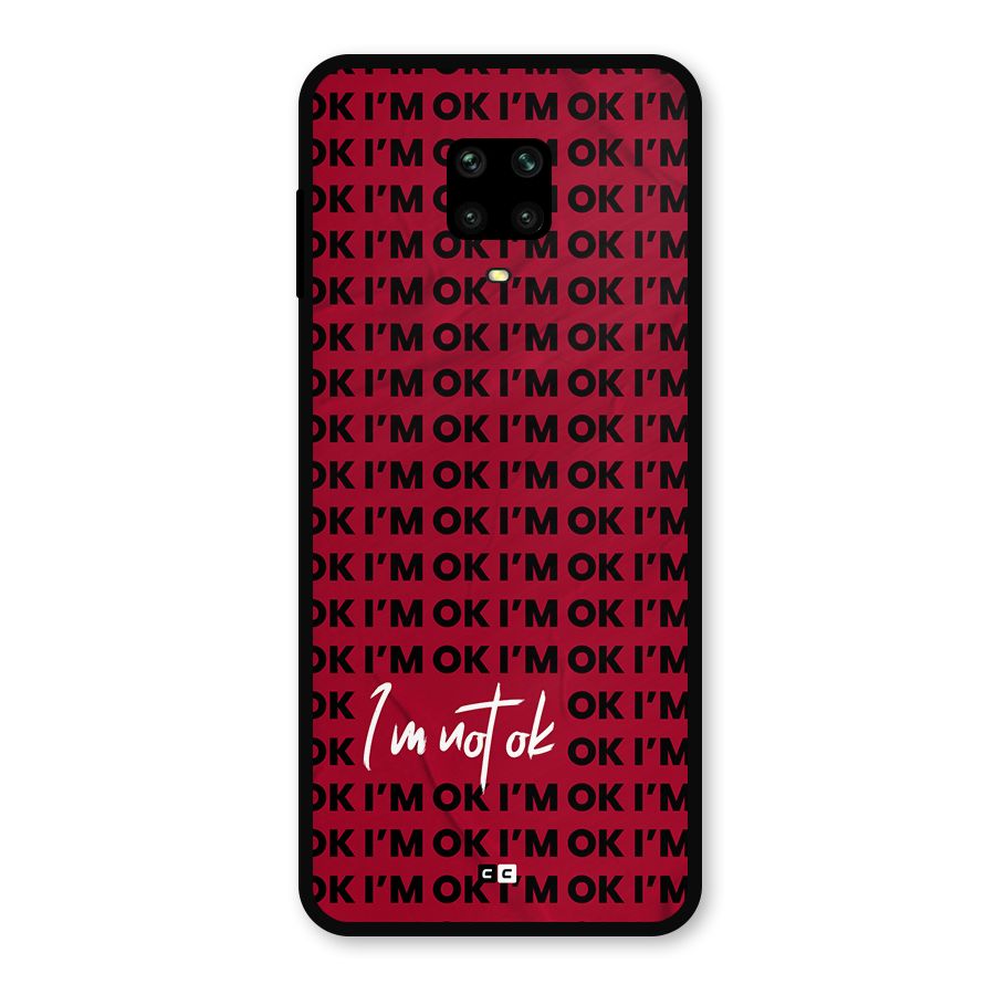 Really Not Ok Metal Back Case for Redmi Note 9 Pro