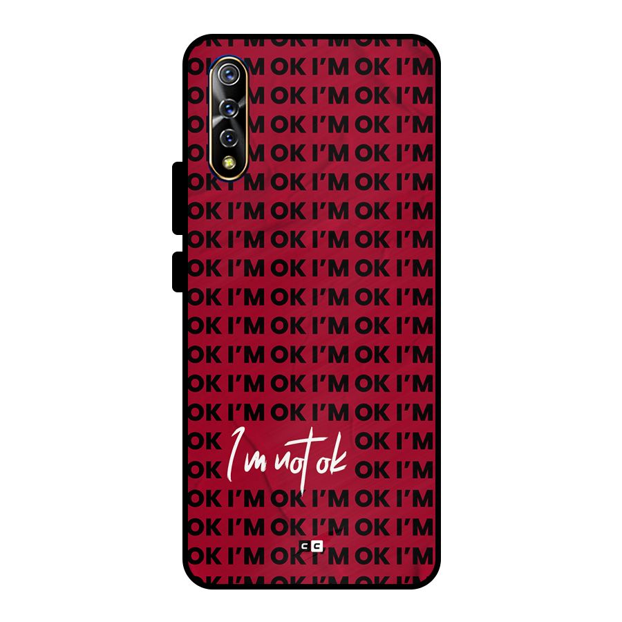 Really Not Ok Metal Back Case for Vivo S1