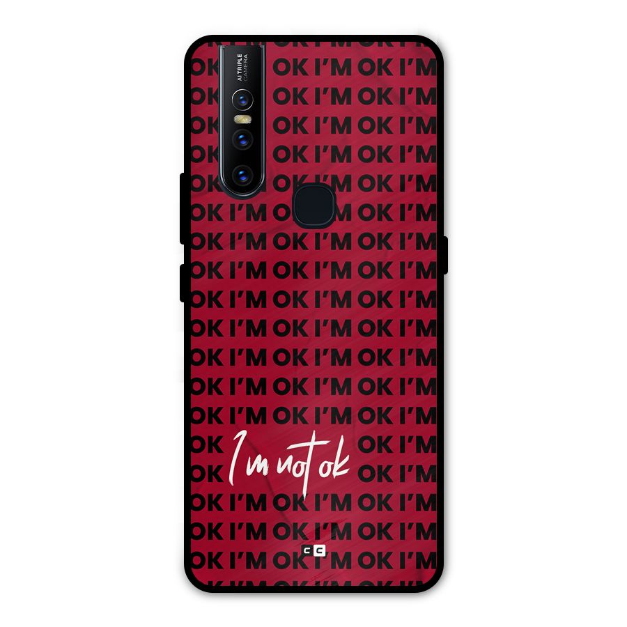 Really Not Ok Metal Back Case for Vivo V15
