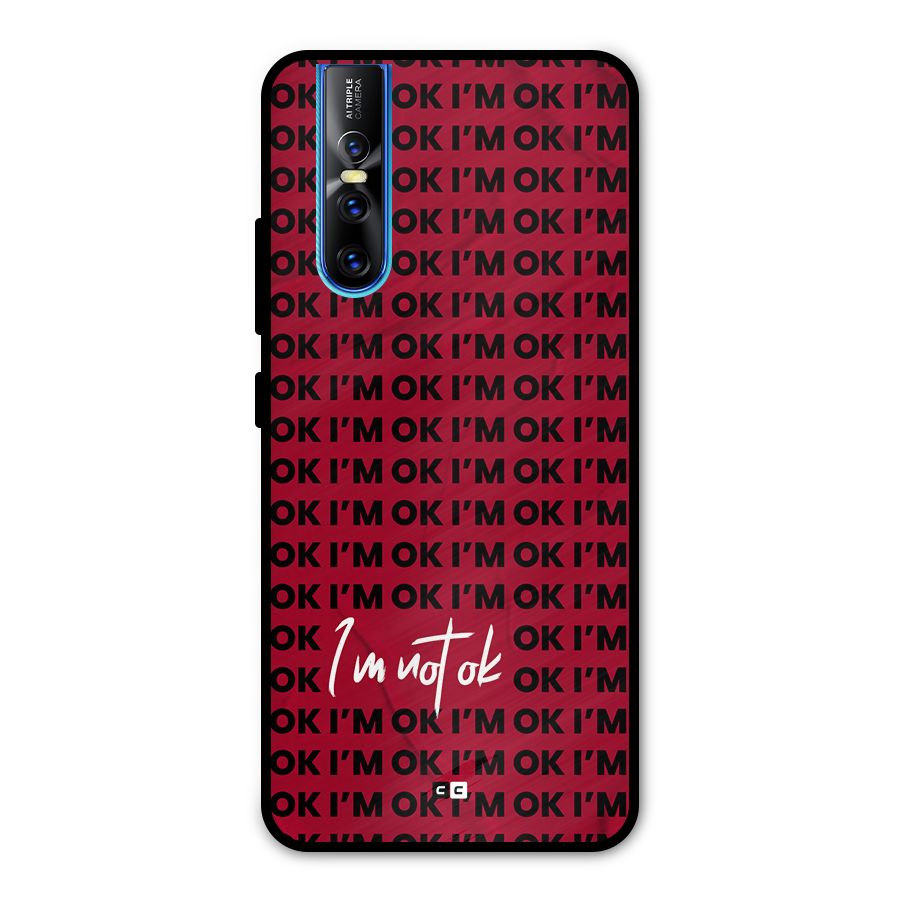 Really Not Ok Metal Back Case for Vivo V15 Pro