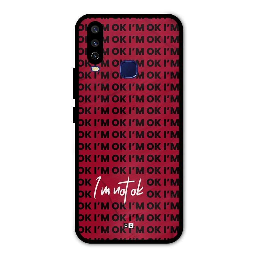 Really Not Ok Metal Back Case for Vivo V17