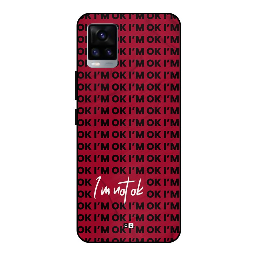 Really Not Ok Metal Back Case for Vivo V20