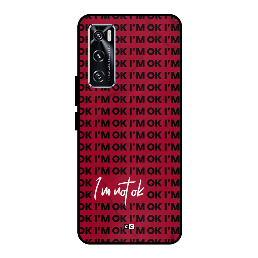 Really Not Ok Metal Back Case for Vivo V20 SE