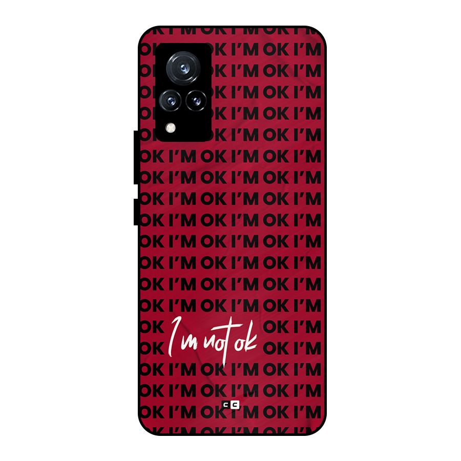 Really Not Ok Metal Back Case for Vivo V21 5G
