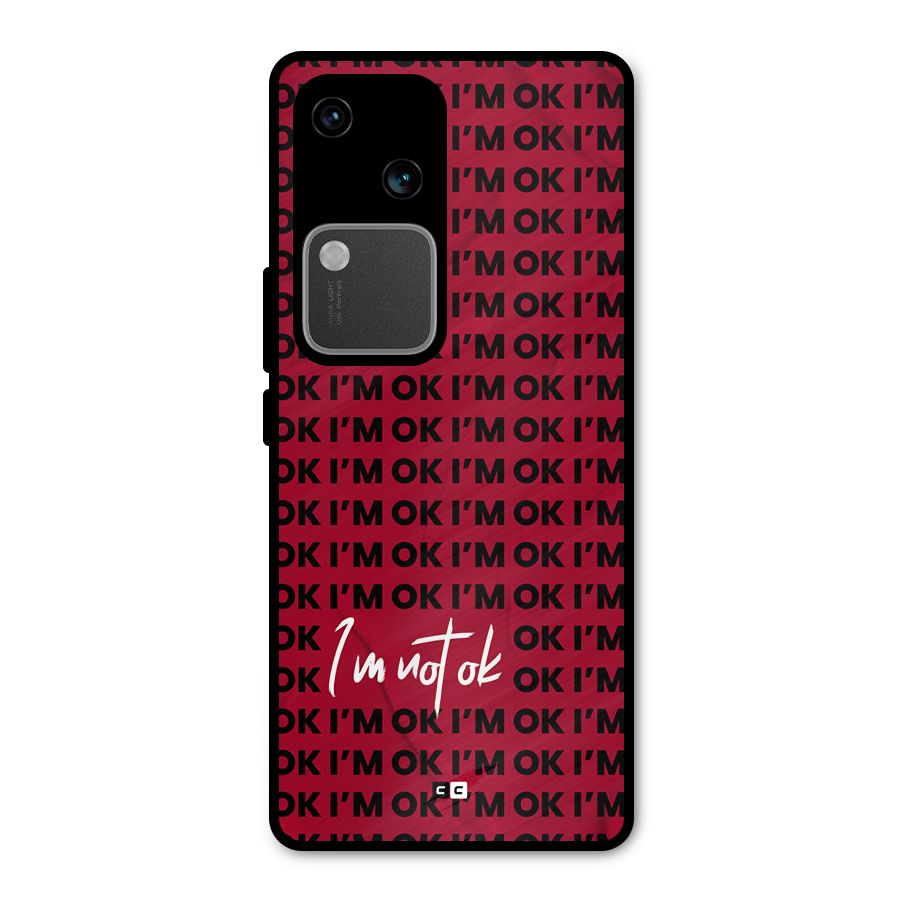 Really Not Ok Metal Back Case for Vivo V30 Pro