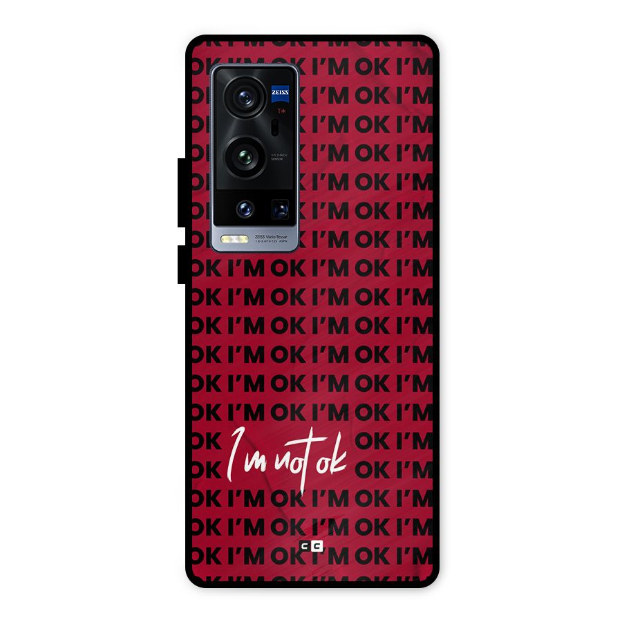 Really Not Ok Metal Back Case for Vivo X60 Pro Plus