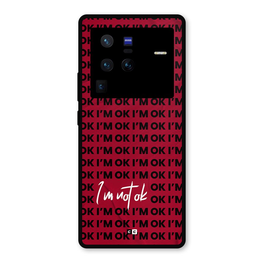 Really Not Ok Metal Back Case for Vivo X80 Pro