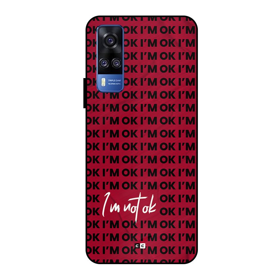 Really Not Ok Metal Back Case for Vivo Y51
