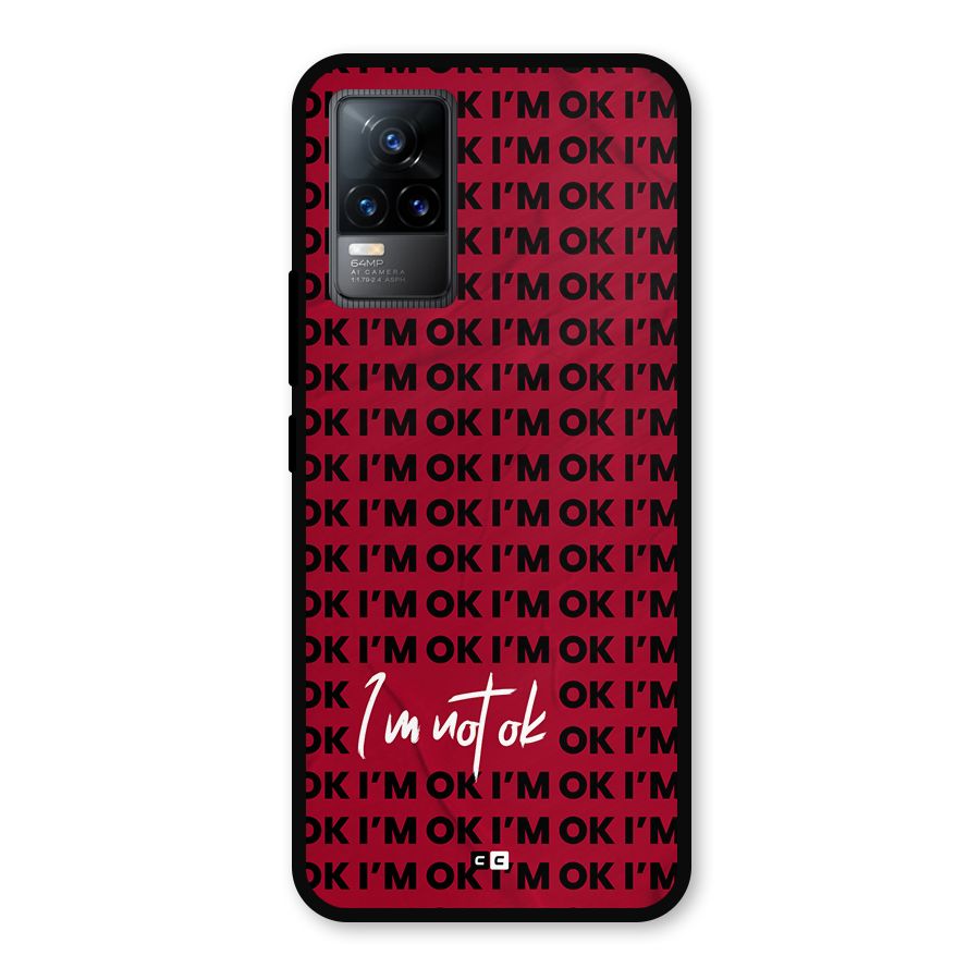 Really Not Ok Metal Back Case for Vivo Y73