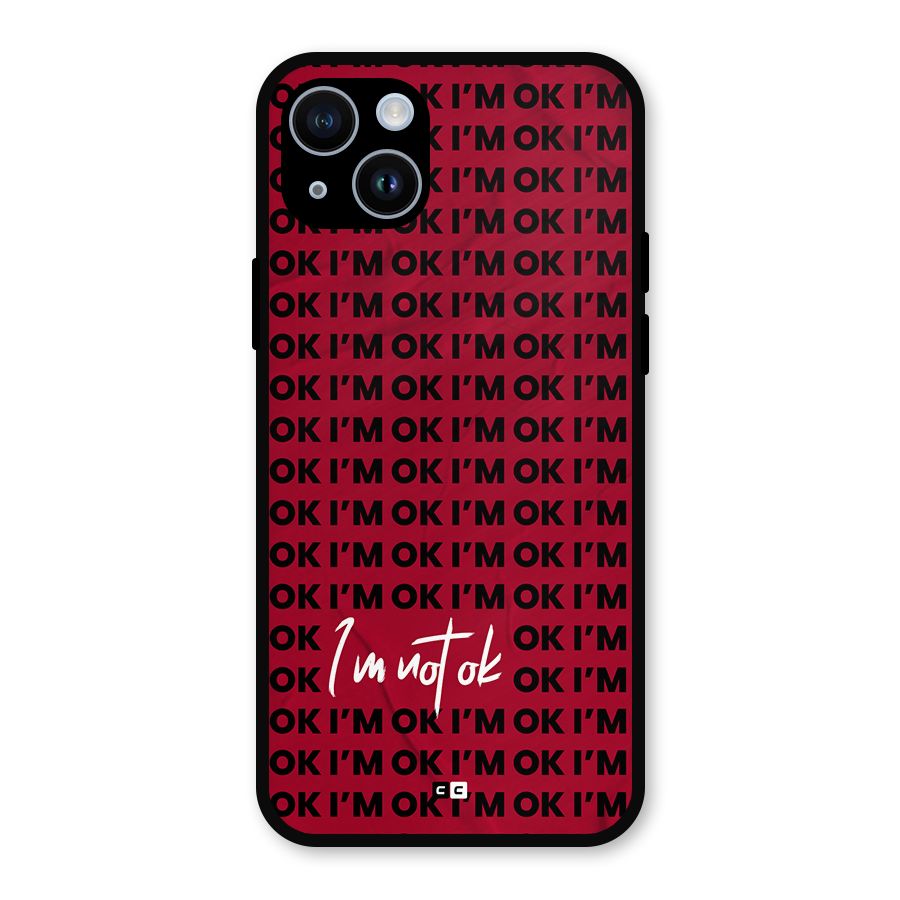 Really Not Ok Metal Back Case for iPhone 14