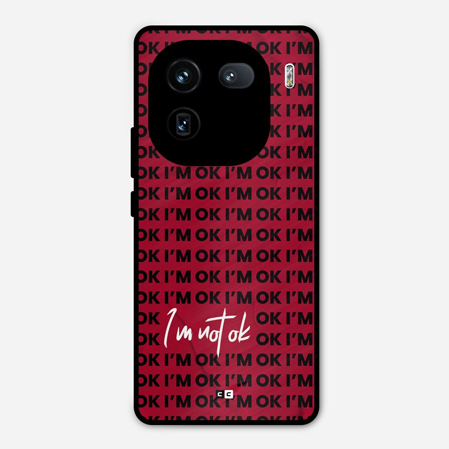 Really Not Ok Metal Back Case for iQOO 12