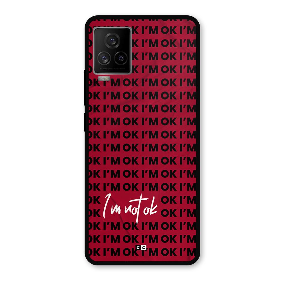 Really Not Ok Metal Back Case for iQOO 7 Legend 5G