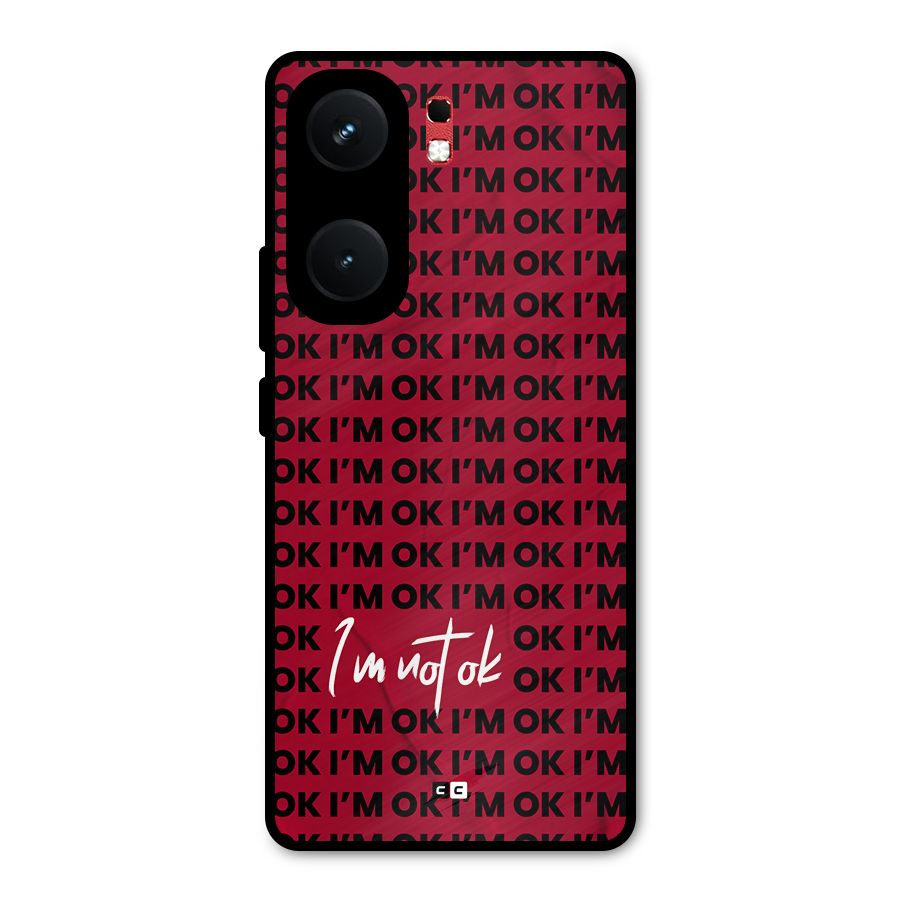 Really Not Ok Metal Back Case for iQOO Neo 9 Pro